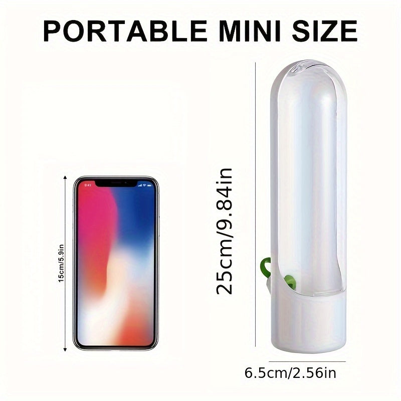 3pcs Vegetables Preservation Pod Herb Preservation Vegetables Fresh Coriander Container Suitable for Refrigerator, Keep Bottle Herb Preservation, for Mint Refrigerator Storage, Keep Green And Fresh for 2-3 Weeks Refrigerator Kitchen Supplies