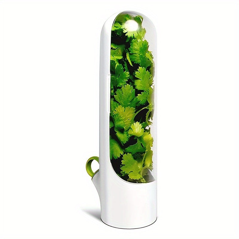 3pcs Vegetables Preservation Pod Herb Preservation Vegetables Fresh Coriander Container Suitable for Refrigerator, Keep Bottle Herb Preservation, for Mint Refrigerator Storage, Keep Green And Fresh for 2-3 Weeks Refrigerator Kitchen Supplies