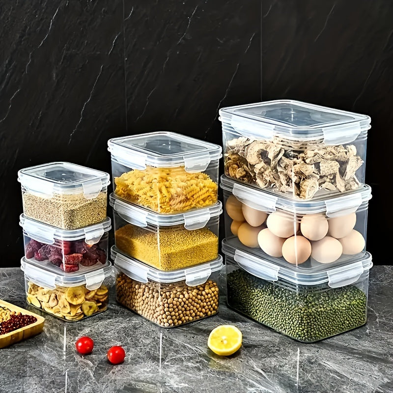 6pcs (2 crisperboxes+2 drainbaskets+2-piecelid) BPA-Free Plastic Food storage Containers Set withDrain Baskets and Lids- Leak-Proof, Freezer-Safe, Reusable Multipurpose Kitchen Organizers for FruitsVegetaples, and Food